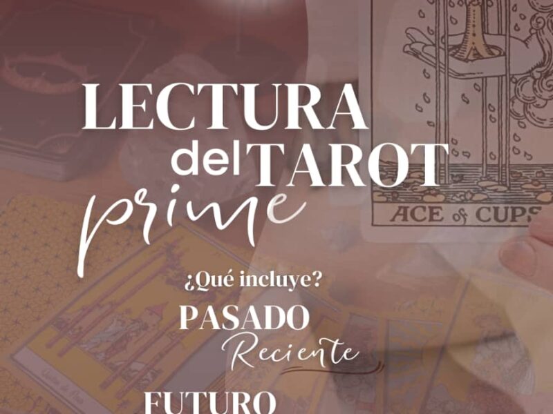 Lectura cartas del Tarot VIP 15$ Prime 5$