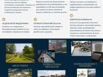 CONSTRUCCIONES ESVIVE C.A. servicios.